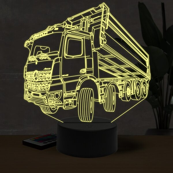 Beling 3D lampa, Mercedes Actros 5048 vyklápač, 16 farebná O21