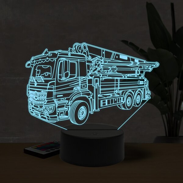 Beling 3D lampa, Mercedes Actros 2836 beton pump, 16 farebná O20