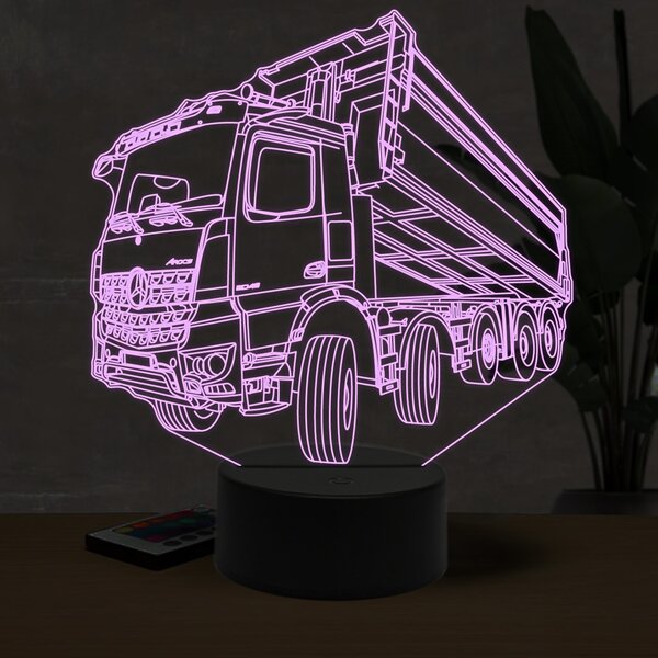 Beling 3D lampa, Mercedes Actros 5048 vyklápač, 16 farebná O21