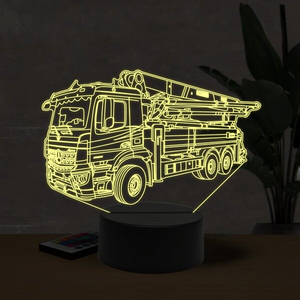 Beling 3D lampa, Mercedes Actros 2836 beton pump, 16 farebná O20