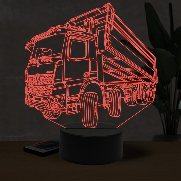 Beling 3D lampa, Mercedes Actros 5048 vyklápač, 16 farebná O21
