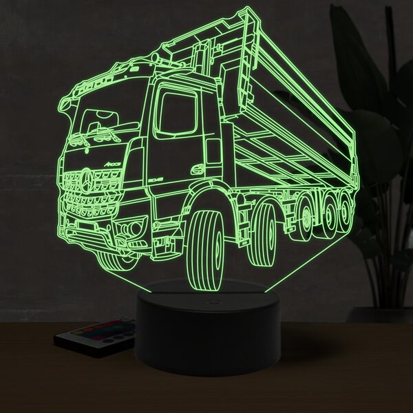 Beling 3D lampa, Mercedes Actros 5048 vyklápač, 16 farebná O21