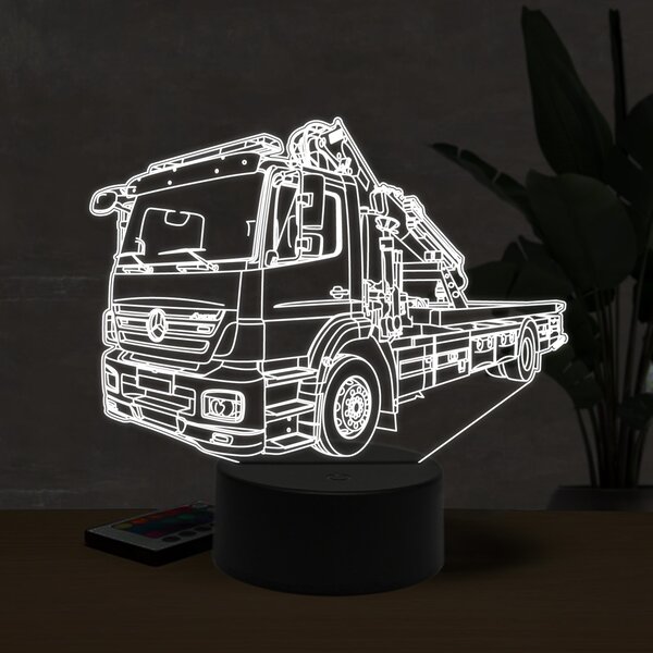 Beling 3D lampa, Mercedes Axor, 16 farebná O22