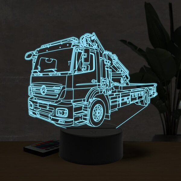Beling 3D lampa, Mercedes Axor, 16 farebná O22
