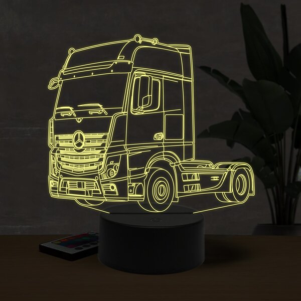Beling 3D lampa, Mercedes Benz actros ,16 farebná O23