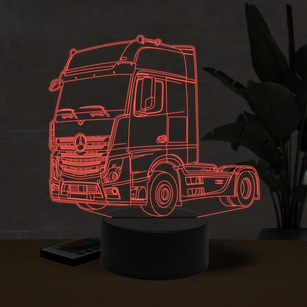 Beling 3D lampa, Mercedes Benz actros ,16 farebná O23