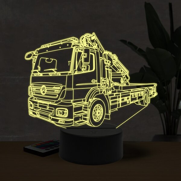 Beling 3D lampa, Mercedes Axor, 16 farebná O22