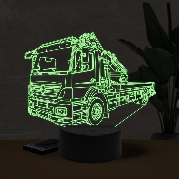 Beling 3D lampa, Mercedes Axor, 16 farebná O22