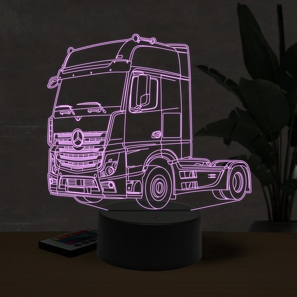 Beling 3D lampa, Mercedes Benz actros ,16 farebná O23