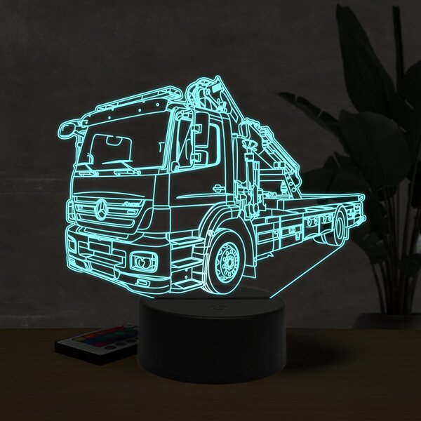 Beling 3D lampa, Mercedes Axor, 16 farebná O22