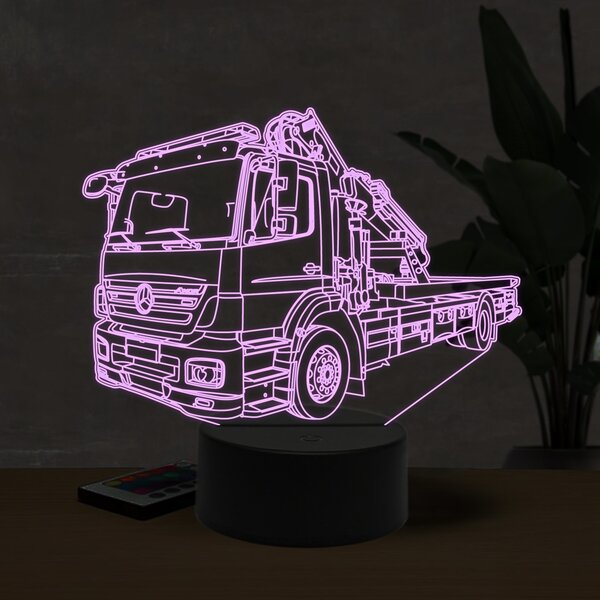 Beling 3D lampa, Mercedes Axor, 16 farebná O22