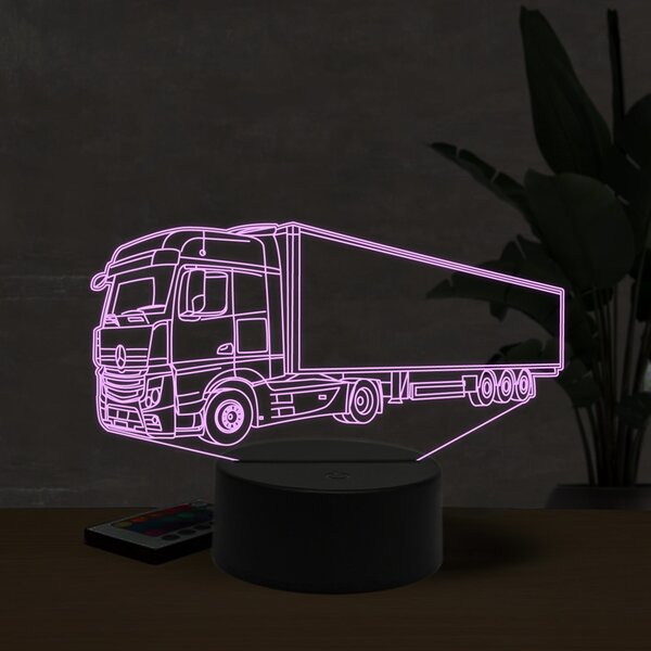 Beling 3D lampa, Mercedes commercial, 16 farebná O25