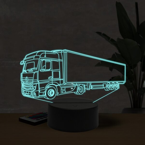 Beling 3D lampa, Mercedes commercial, 16 farebná O25