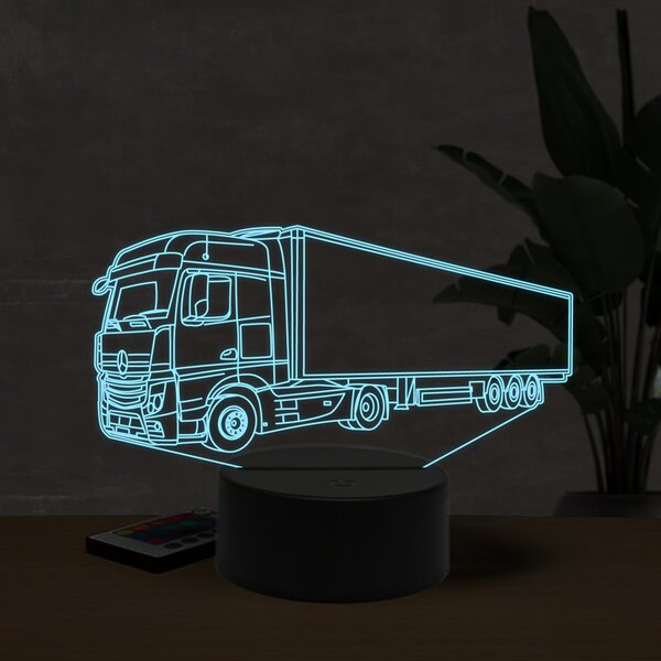 Beling 3D lampa, Mercedes commercial, 16 farebná O25