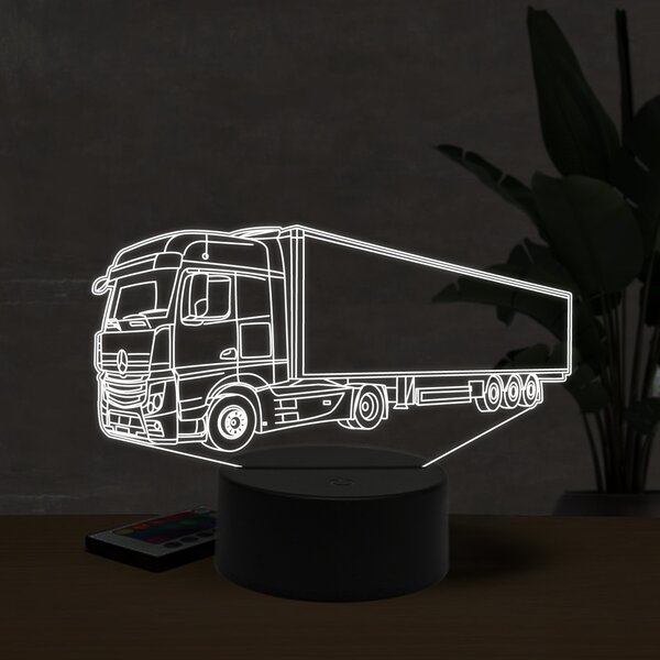 Beling 3D lampa, Mercedes commercial, 16 farebná O25