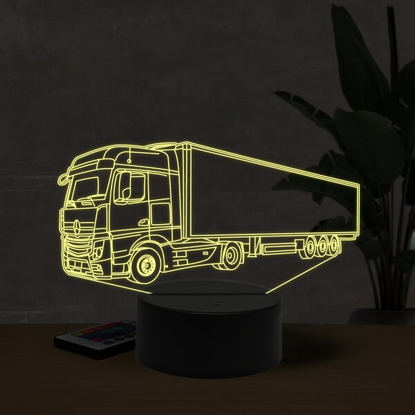Beling 3D lampa, Mercedes commercial, 16 farebná O25