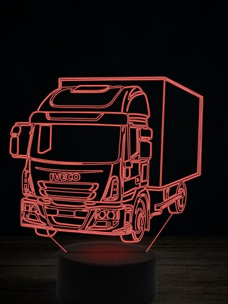 Beling 3D lampa,Iveco Eurocargo 7 farebná K40