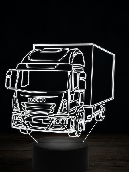 Beling 3D lampa,Iveco Eurocargo 7 farebná K40