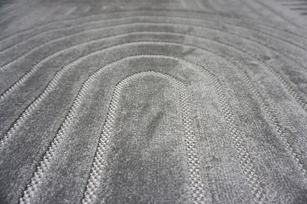 BE Koberec Kolekcia Zen Garden 2405 GREY – sivý obdĺžnikový Rozmer: 60x100 cm