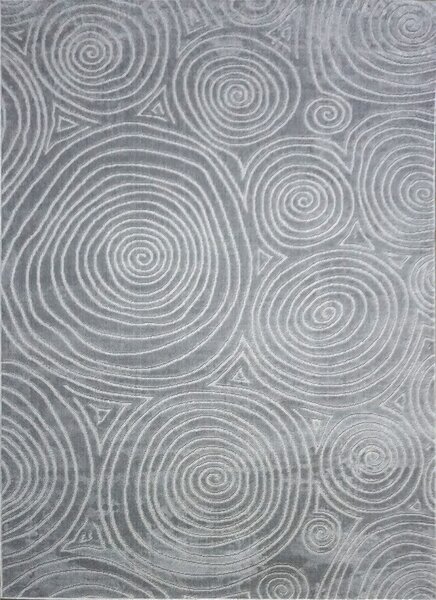 BE Koberec Kolekcia Zen Garden 2404 GREY – sivý obdĺžnikový Rozmer: 200x290 cm