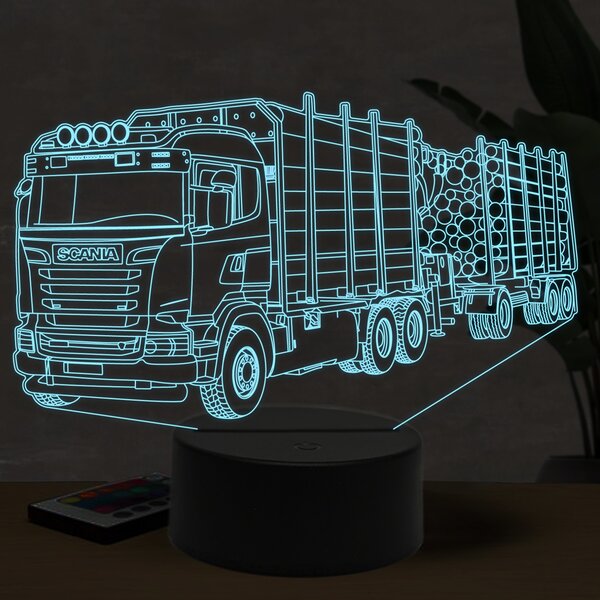 Beling 3D lampa, Scania R480 s drevom 16 barebná K37