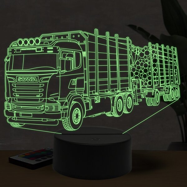 Beling 3D lampa, Scania R480 s drevom 16 barebná K37