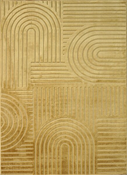 BE Koberec Kolekcia Zen Garden 2405 YELLOW – žltý obdĺžnikový Rozmer: 60x100 cm