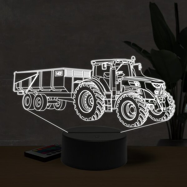 Beling 3D lampa, John Deere 1150R trailer, 16 farebná U2
