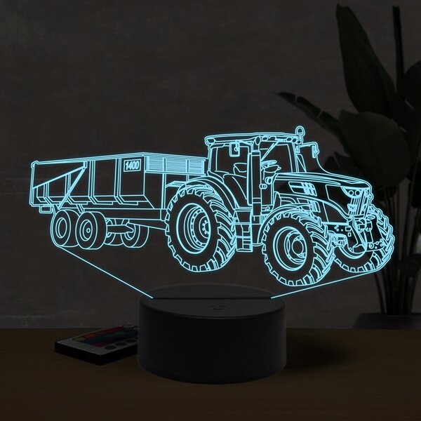 Beling 3D lampa, John Deere 1150R trailer, 16 farebná U2