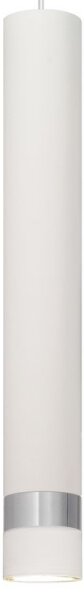 LED Luster na lanku TUBA 3xGU10/4,8W/230V biela/lesklý chróm