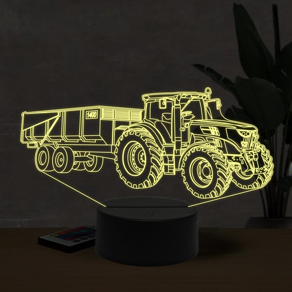 Beling 3D lampa, John Deere 1150R trailer, 16 farebná U2