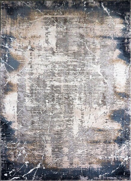 BE Koberec Mitra 3002 NAVY – námornícky modrý béžový obdĺžnikový Rozmer: 60x100 cm