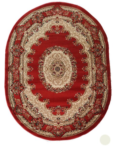 BE Koberec Adora 5547 TERRA – hnedý oválny Rozmer: 140x190 cm