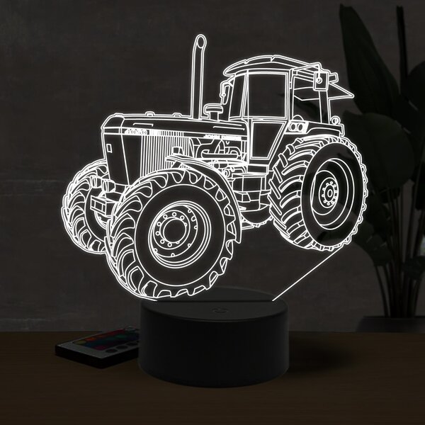 Beling 3D lampa, John Deere 4050, 16 farebná U7