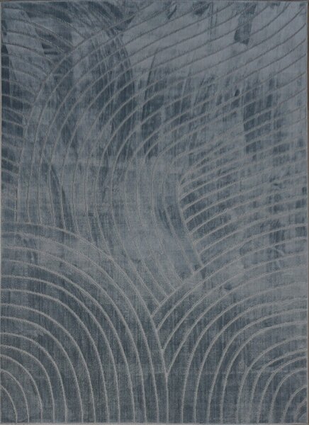 BE Koberec Kolekcia Zen Garden 2402 BLUE – modrý obdĺžnikový Rozmer: 140x190 cm