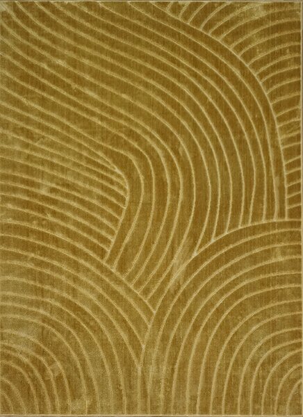 BE Koberec Kolekcia Zen Garden 2402 YELLOW – žltý obdĺžnikový Rozmer: 160x220 cm
