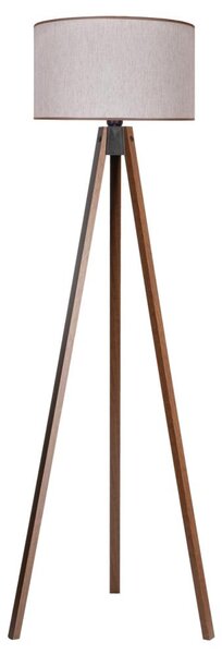 Duolla - Stojacia lampa 1xE27/60W/230V pr. 44 cm béžová/wenge
