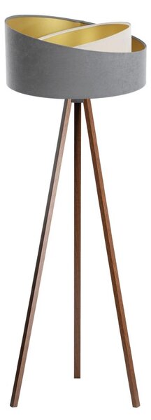 Stojacia lampa GALAXY 1xE27/60W/230V šedá/wenge