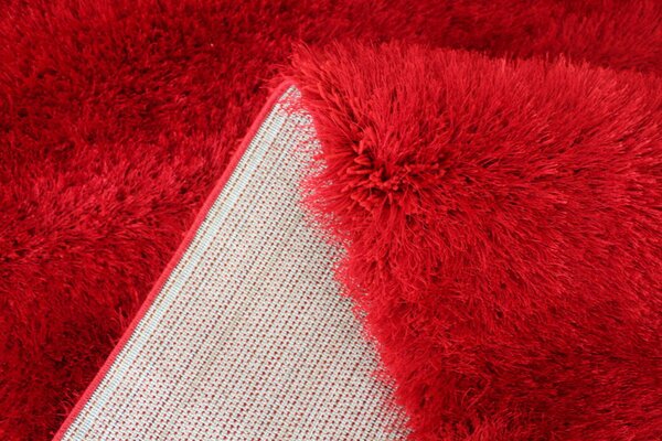 BE Koberec Seven Soft 7901 RED – červený obdĺžnikový Rozmer: 80x150 cm
