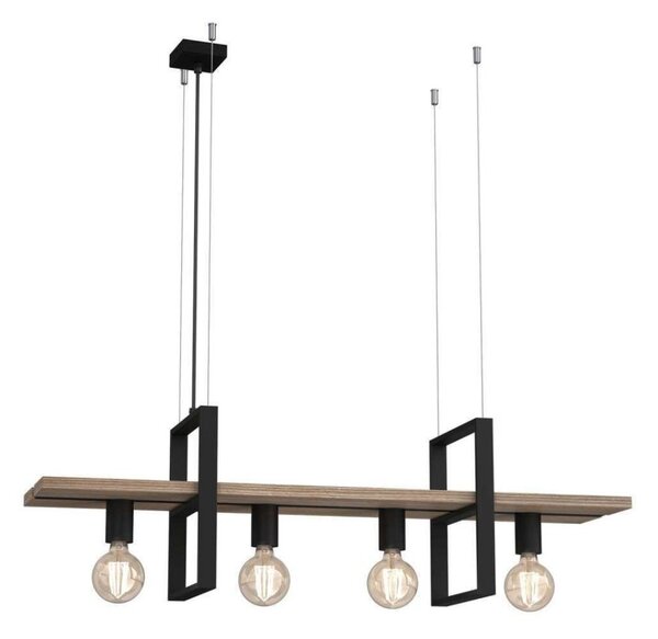 Luster na lanku SHELF 4xE27/60W/230V