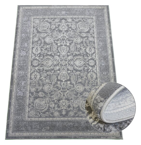 BE Koberec Allianz 6301 GREY – sivý obdĺžnikový Rozmer: 60x100 cm