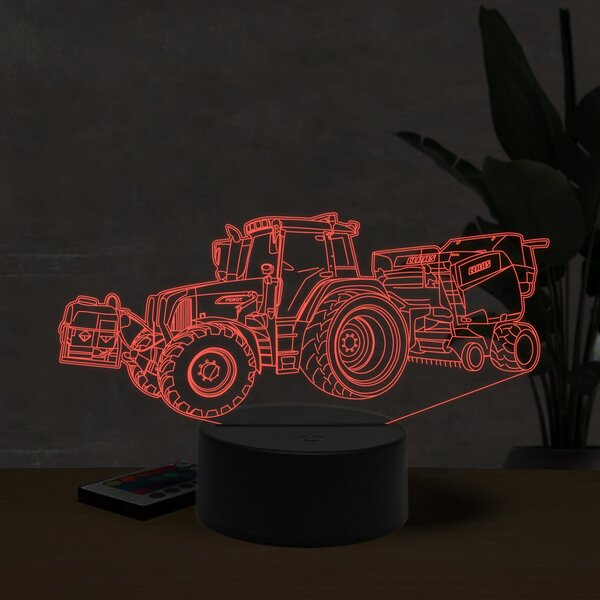 Beling 3D lampa, Fendt 310 whith bailer ,16 farebná U16