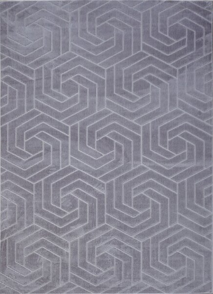 BE Koberec Kolekcia Zen Garden 2401 LILA – sivý obdĺžnikový Rozmer: 60x100 cm