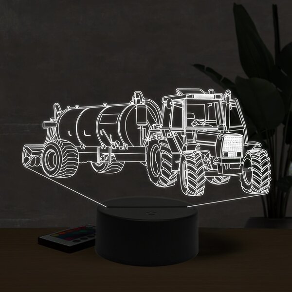Beling 3D lampa, Fendt 310 whith barel ,16 farebná U15