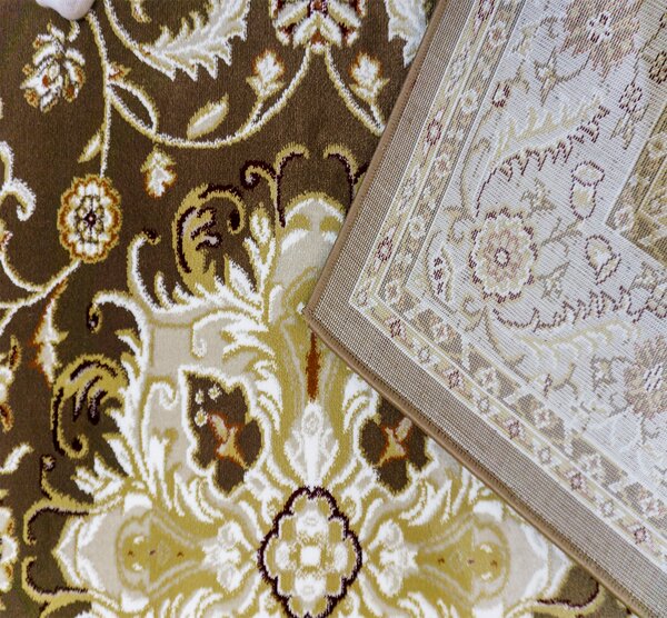 BE Koberec Shahrazad 4800 BROWN – hnedý obdĺžnikový Rozmer: 160x220 cm