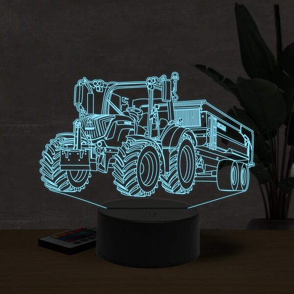 Beling 3D lampa, Fendt 313 whit trailer,16 farebná U20