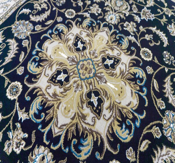 BE Koberec Shahrazad 4800 NAVY – námornícky modrý obdĺžnikový Rozmer: 60x100 cm
