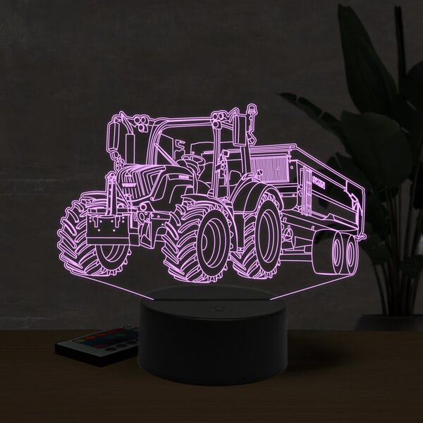 Beling 3D lampa, Fendt 313 whit trailer,16 farebná U20