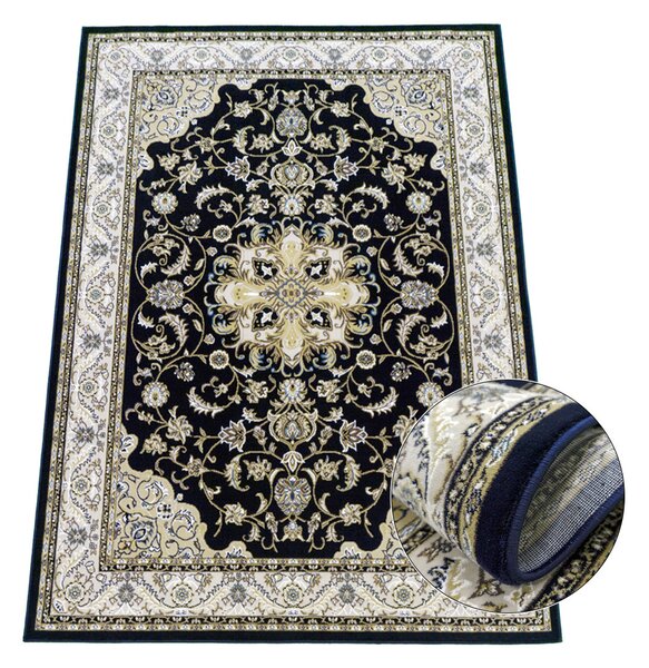 BE Koberec Shahrazad 4800 NAVY – námornícky modrý obdĺžnikový Rozmer: 60x100 cm