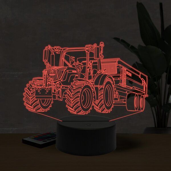 Beling 3D lampa, Fendt 313 whit trailer,16 farebná U20